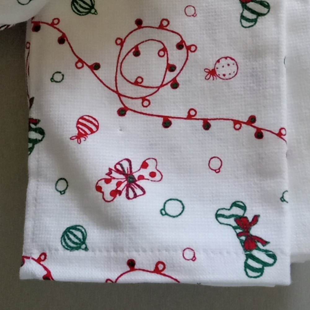 Rae Dunn Holiday Kitchen Towel Set Of 3 - Picture 5 of 5